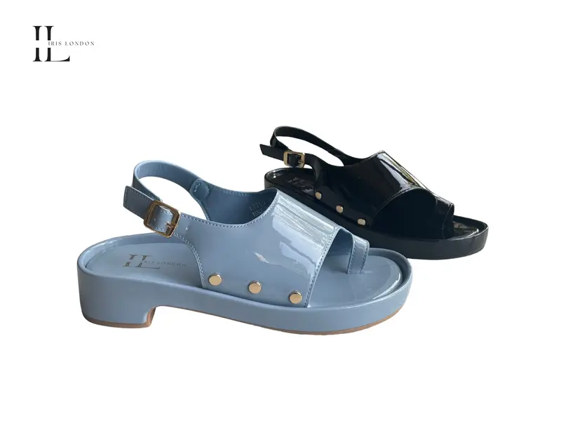 Cobra - Wholesale snakeskin print sandal by Iris London